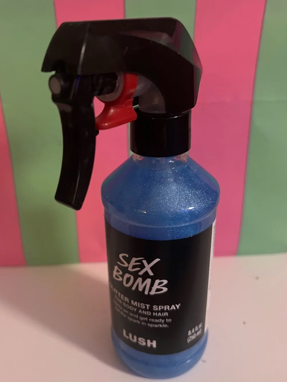 1 LEFT! Lush Sex Bomb Shimmer Body Mist — 8.4 oz BRAND NEW